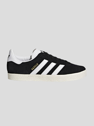 GAZELLE J BB2502 BLACK WHITE ADIDAS 