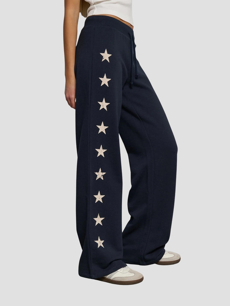 PANTALONE TUTA STAMPATO NAOMI-STARPY DK NAVY SUITE BENEDICT 