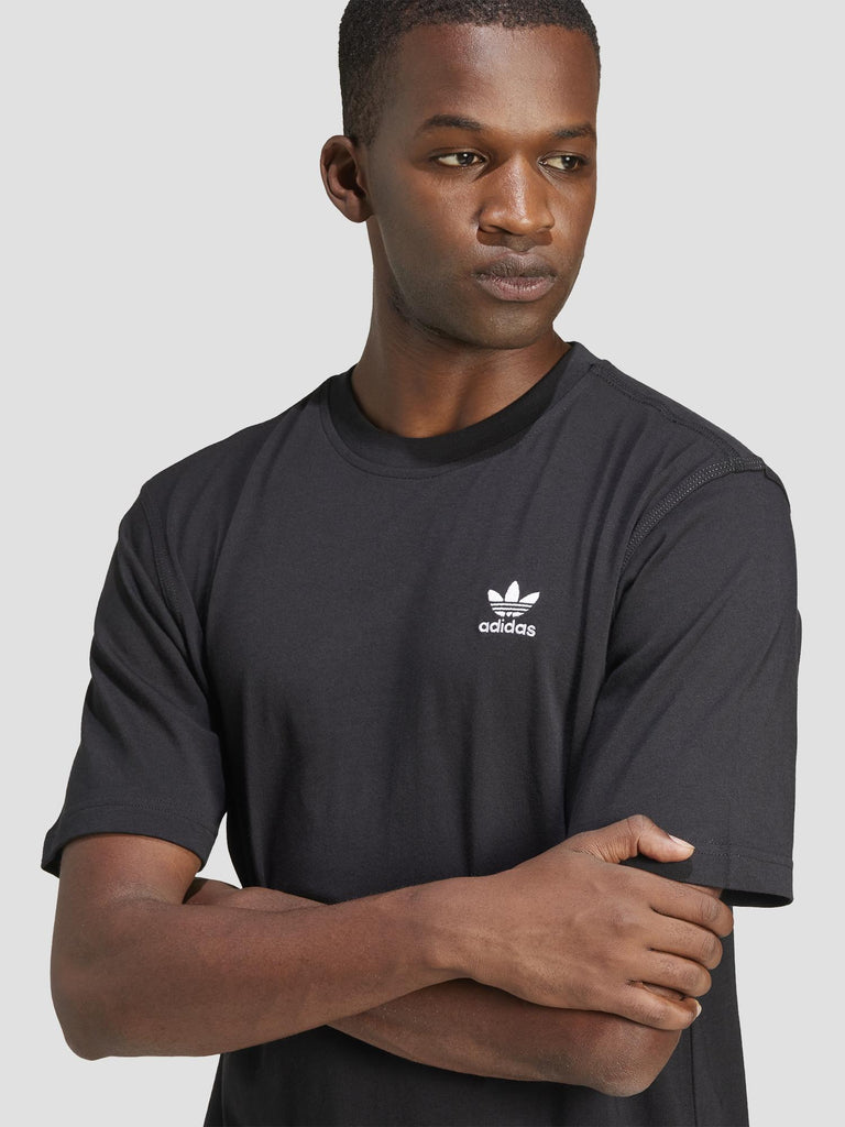 TREFOIL ESS TEE JI8545 BLACK ADIDAS 
