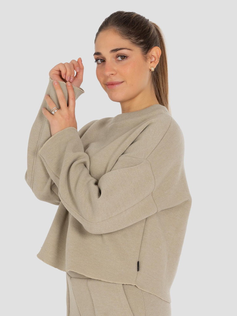 CREW FITBOXE CROP MAGLINA STELVIO01/MO CREMA GROOVE 