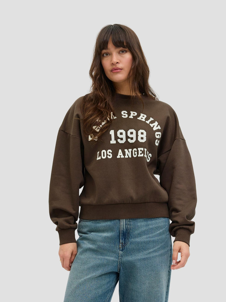 JXMERLE RLX SHORT LS CREW SWT LN 12260608 BRACKEN JJXX 
