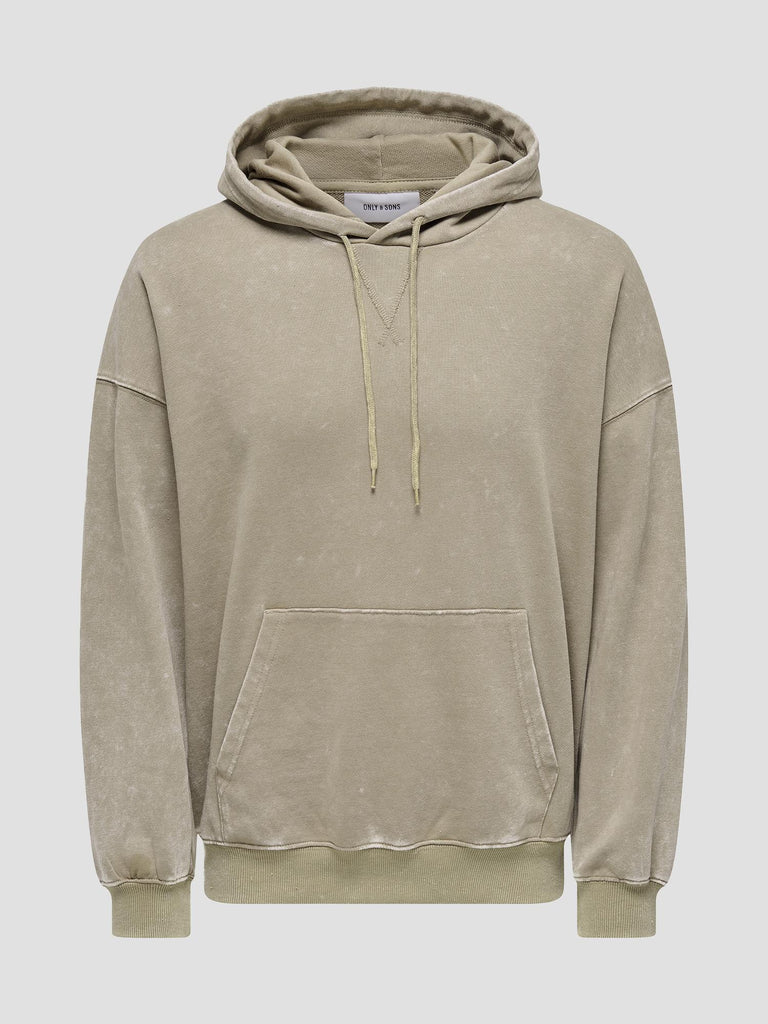 ONSDAVID WASHED VTG HOODIE SWEAT 22031917 CORIANDER ONLY&SONS 