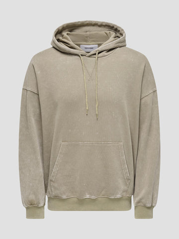 ONSDAVID WASHED VTG HOODIE SWEAT 22031917 CORIANDER ONLY&SONS 