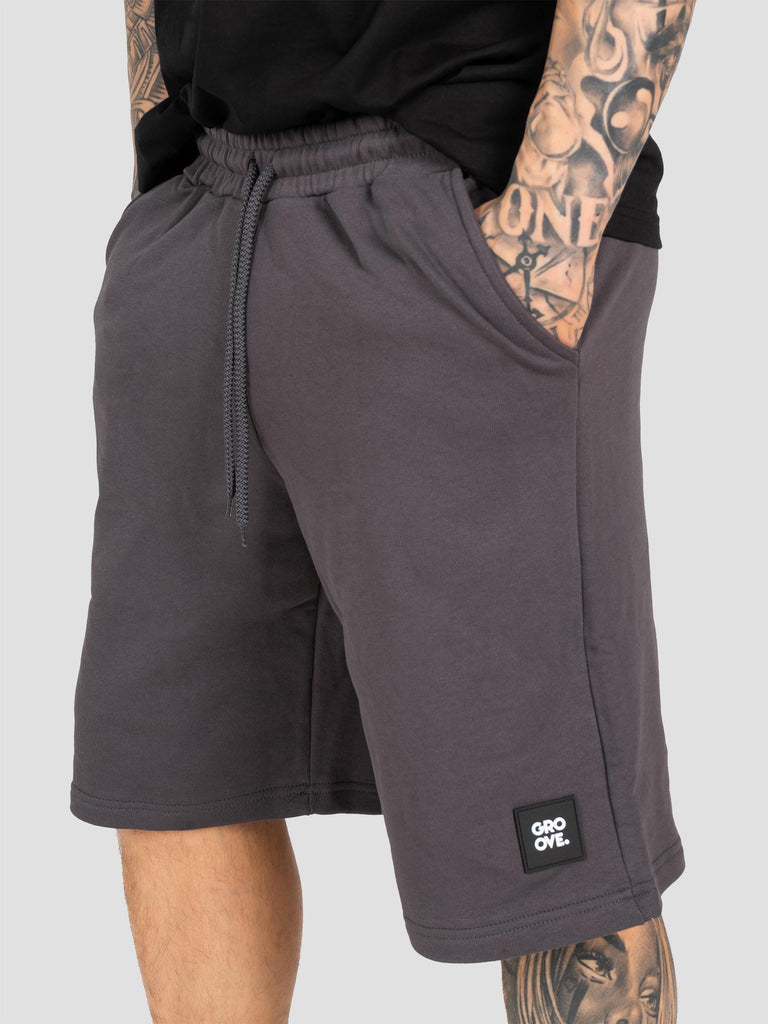 GROOVE BERMUDA FELPA PATCH BARL207 PIOMBO GROOVE 