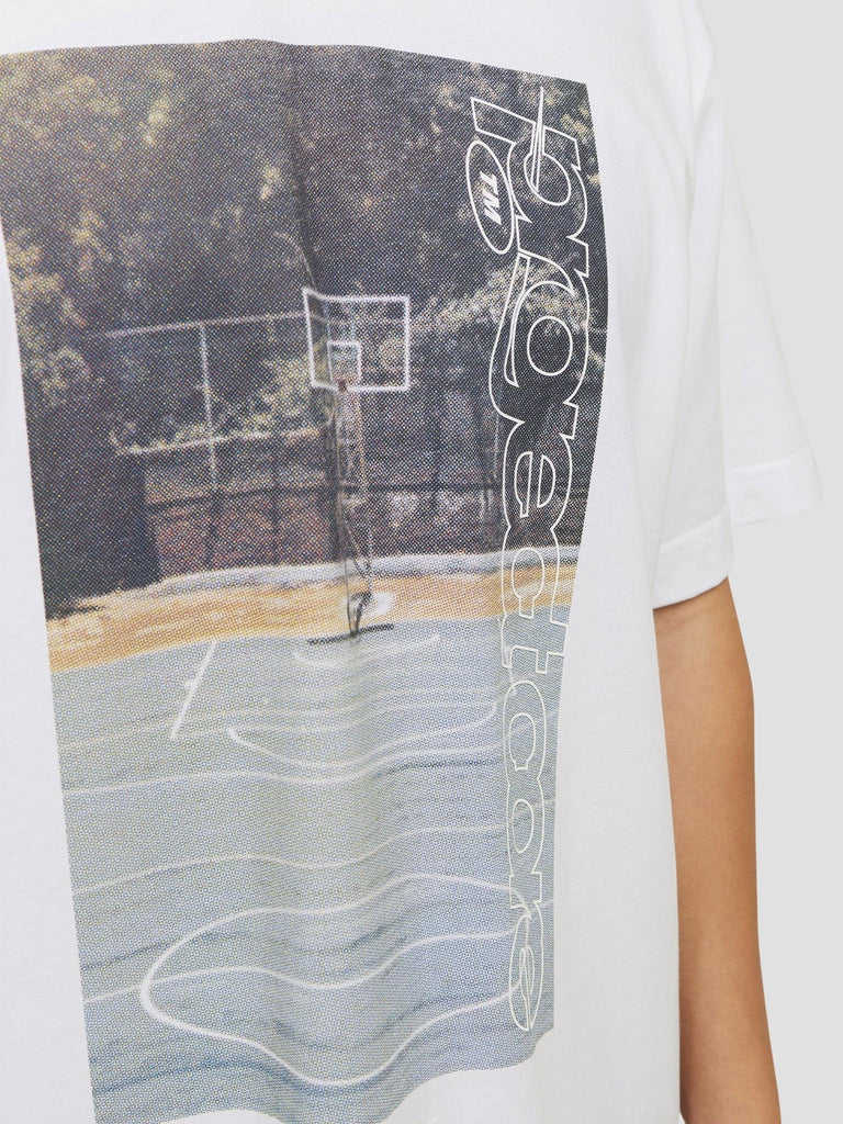 JCOUNION PHOTO PRINT TEE SS CREW NECK 12274258 BRIGHT WHITE JACK&JONES 