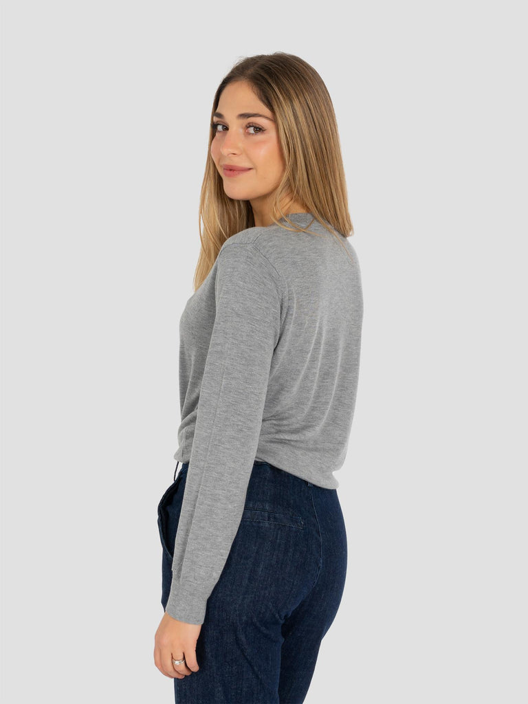 GIROCOLLO MISTO LANA E212 GRIGIO GROOVE 