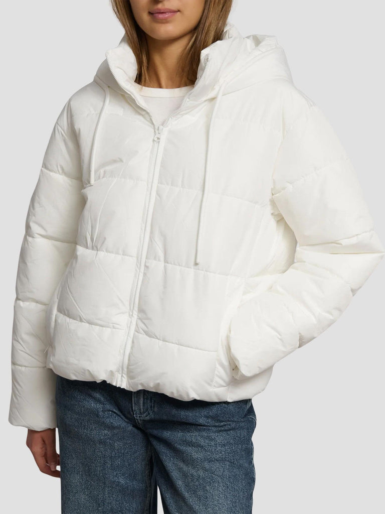 PIUMINO CON CAPPUCCIO ORPELLO OFFWHITE SUITE BENEDICT 