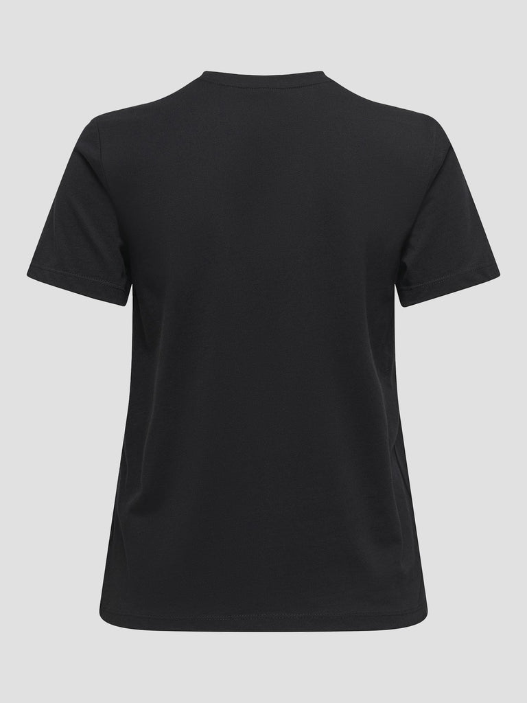 ONLTERESA LIFE REG S/S TEDDY TOP CS JRS 15316954 BLACK ONLY 