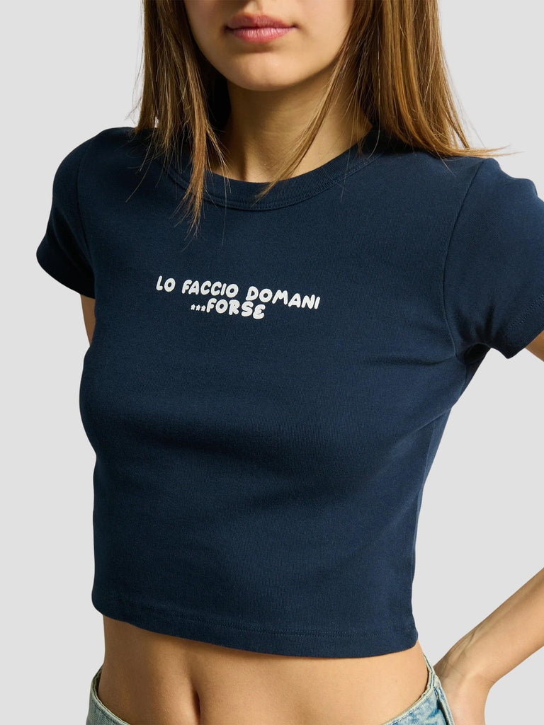T-SHIRT CON STAMPA TUNDRA-DOMANI DK NAVY SUITE BENEDICT 