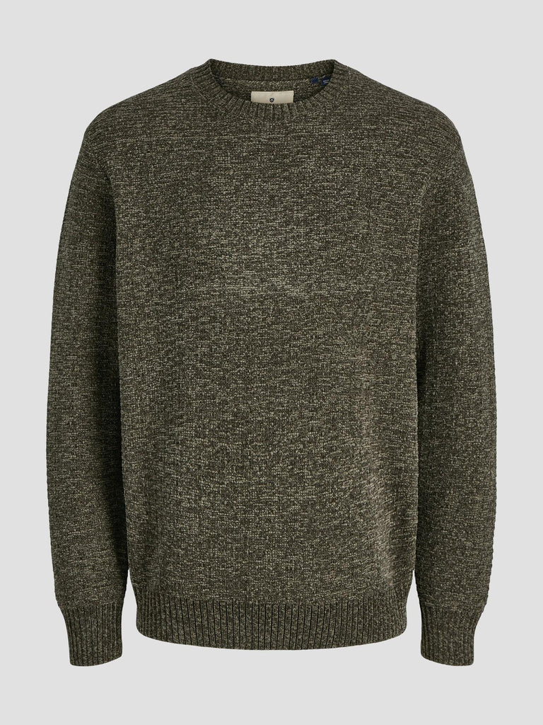 JPRBLUJEREMY KNIT MOCK NECK 12282178 STONE GRAY JACK&JONES 