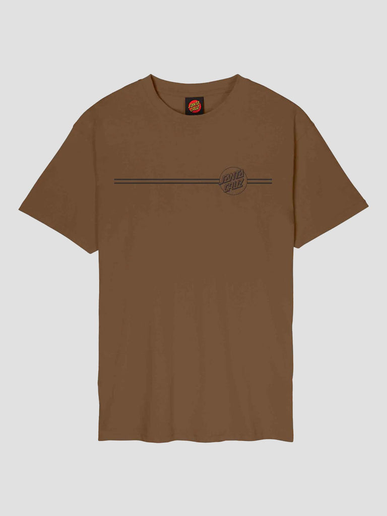 TONAL OPUS DOT STRIPE TEE13017 CHESTNUT SANTA CRUZ 