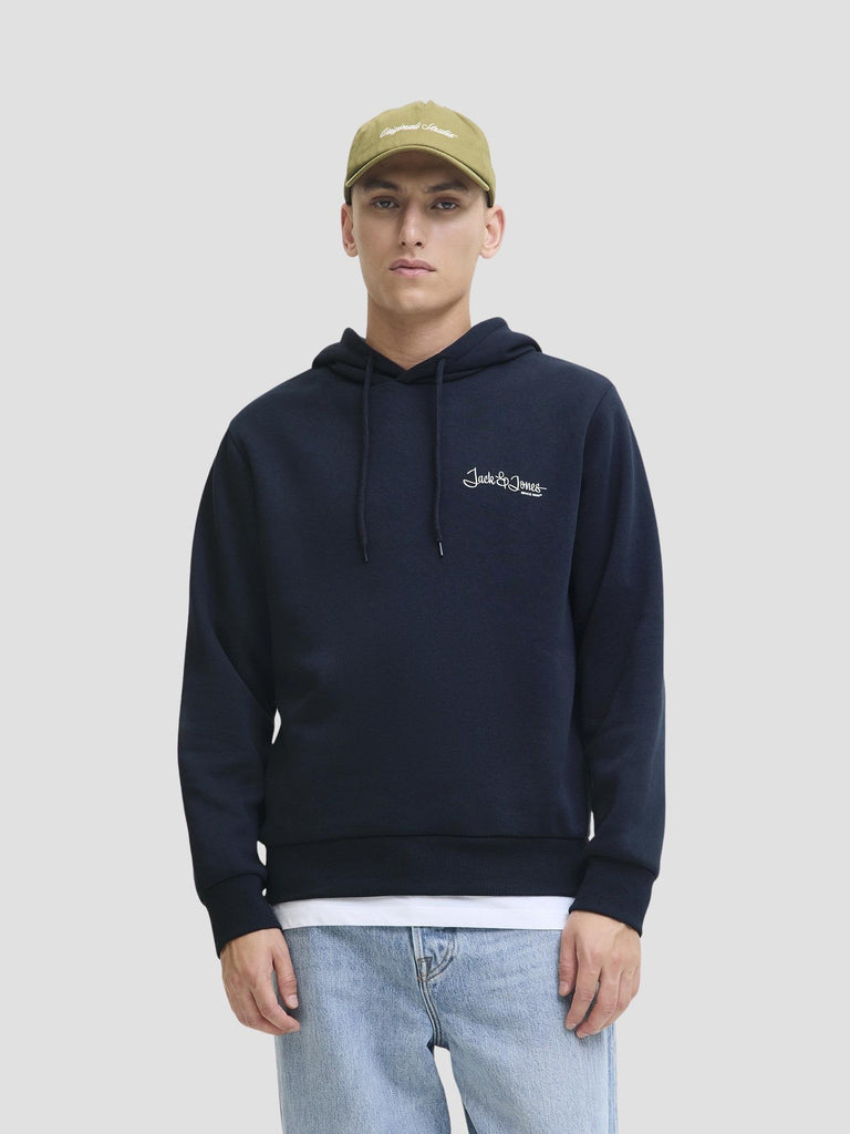 JJYUKI FRONT SWEAT HOOD 12287229 SKY CAPTAIN JACK&JONES 