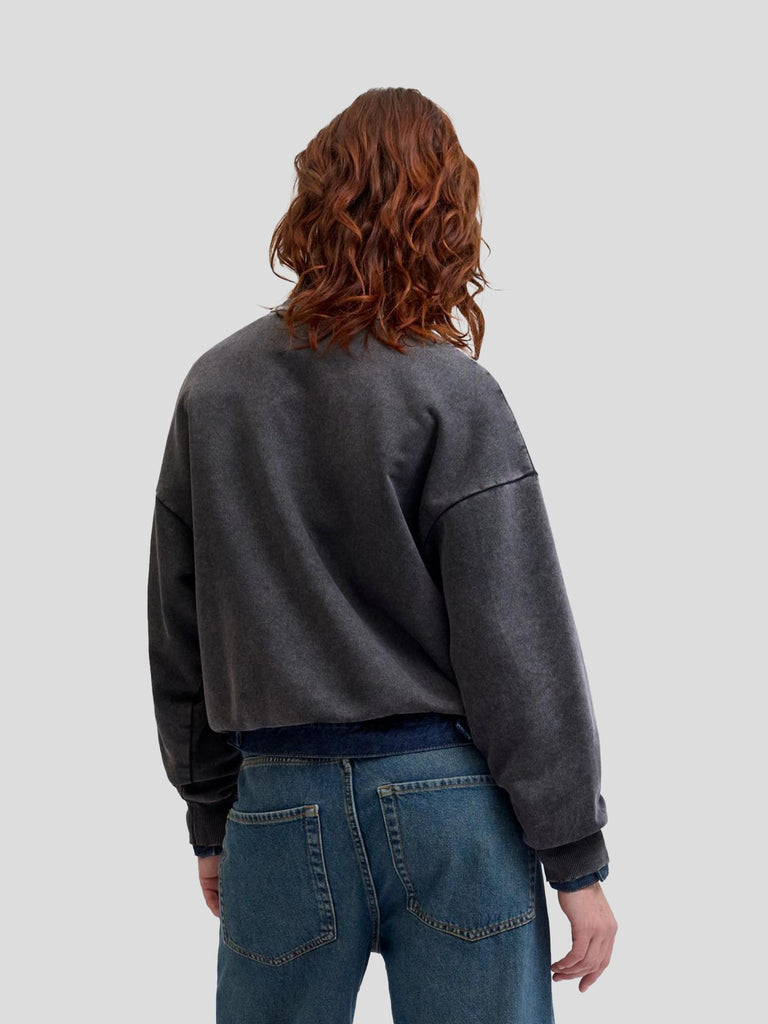 JXLIPPA LOOSE LS WASH CREW SWT 12286268 PHANTOM JJXX 