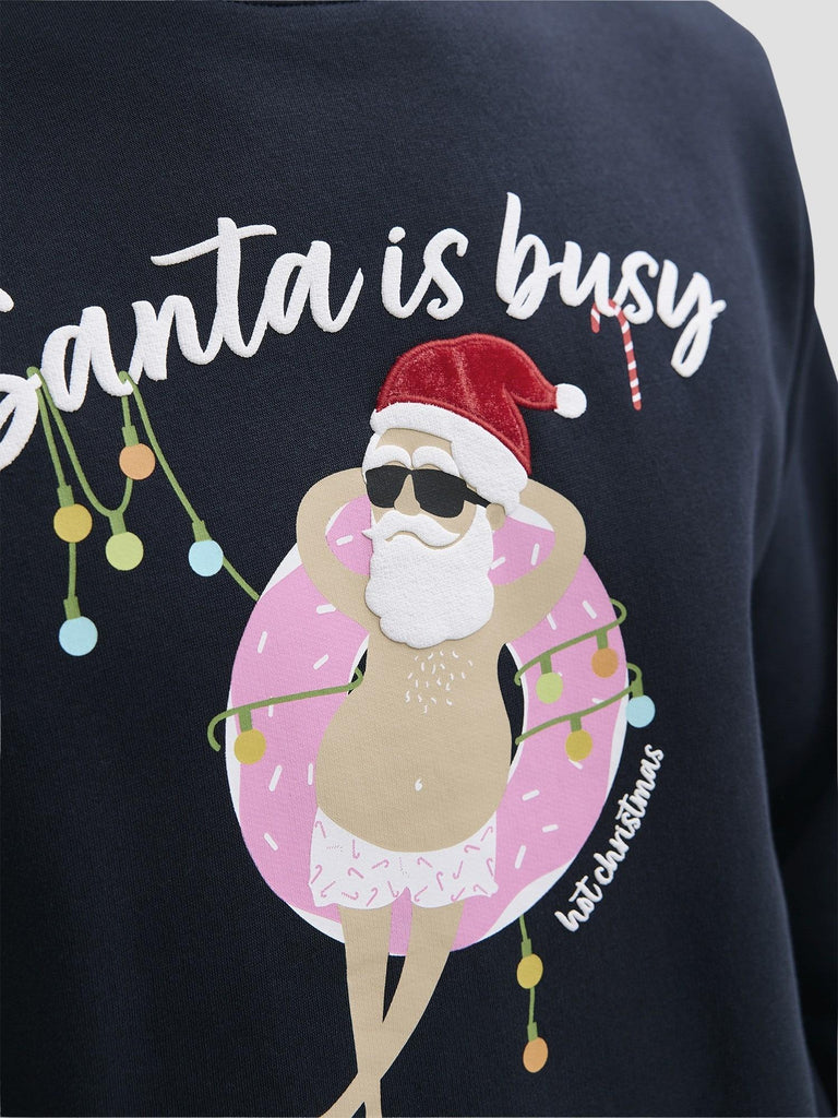 JJCHRISTMAS SWEAT CREW NECK XMAS 12279225 SKY CAPTAIN JACK&JONES 