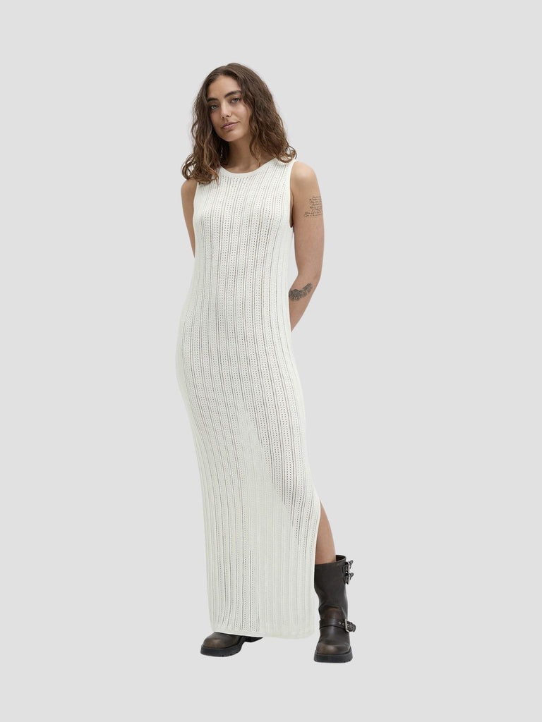 JXZOELLA MAXI DRESS KNIT 12275496 VANILLA ICE JJXX 