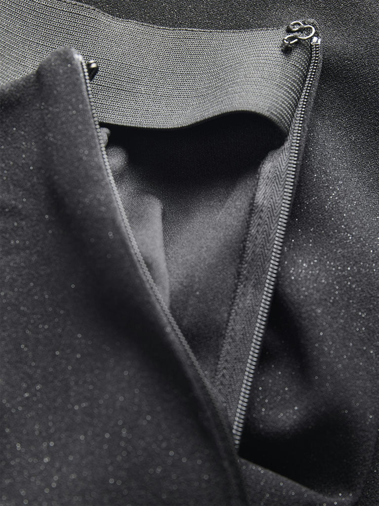 JXNANCY FLARED GLITTER HW PANT PNT 12286885 BLACK JJXX 