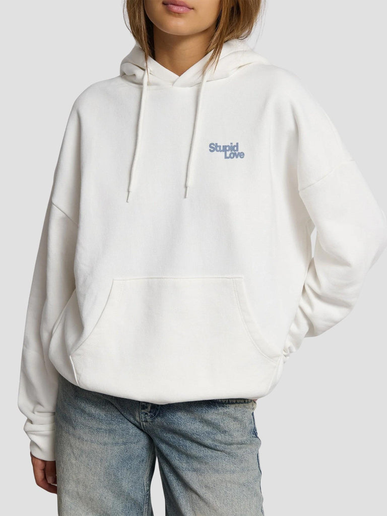 FELPA OVERSIZE STAMPA KEIRA-STUPID OFFWHITE SUITE BENEDICT 