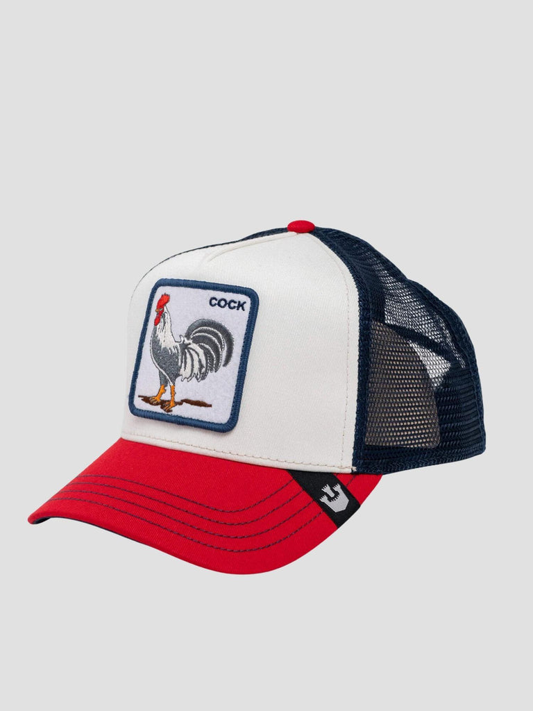 ANIMAL SERIES COCK WHITE RED GOORIN 