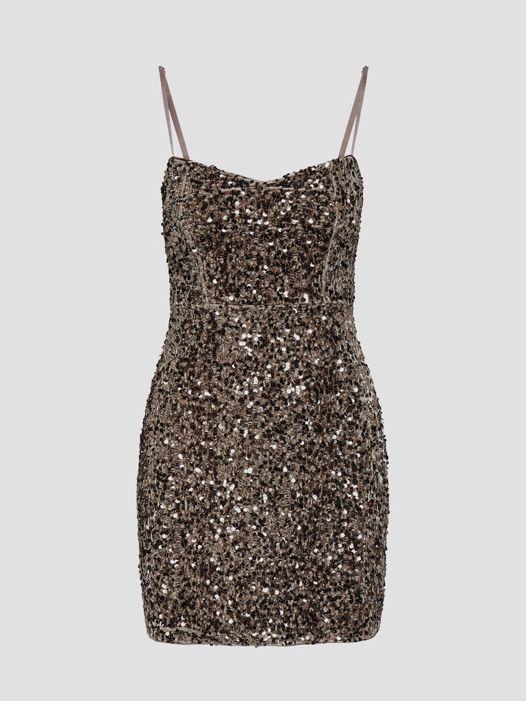 ONLCONFIDENCE S/L SEQUINS TUBE DRESS JRS 15360168 MOUNTAIN TRAIL ONLY 