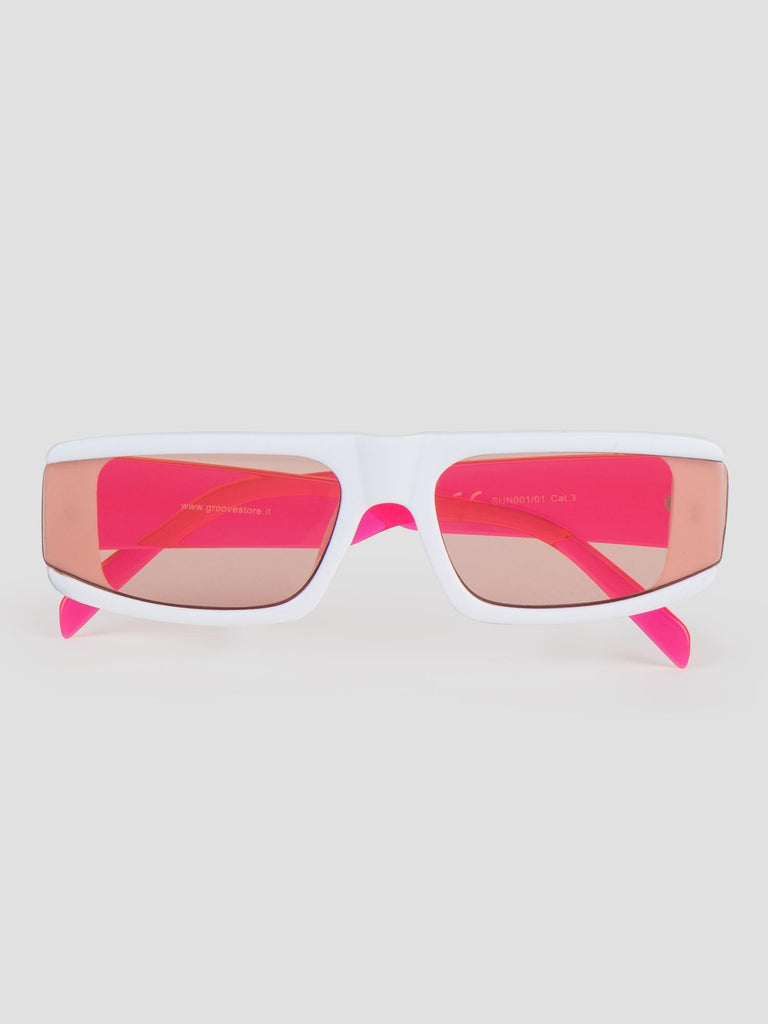 COLORED FRONT SUN001/01 WHITE PINK GROOVE 