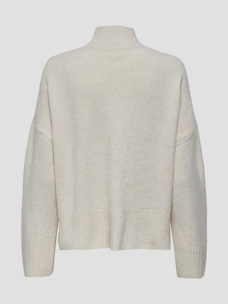 ONLWHITNEY LIFE LS HIGHNECK KNT 15353184 PUMICE STONE ONLY 