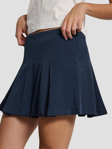 SKORT CON GONNA SVASATA FASU BLUE SUITE BENEDICT 