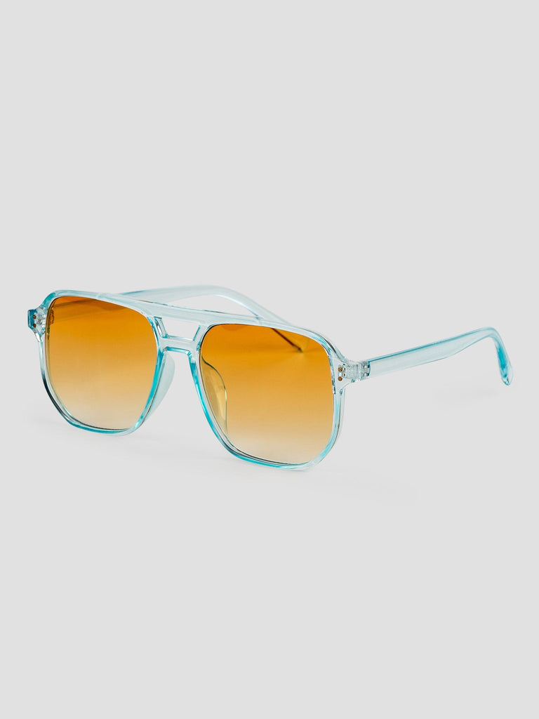 COLORED LENSES DOUBLE SUN001/03 BLUE ORANGE GROOVE 