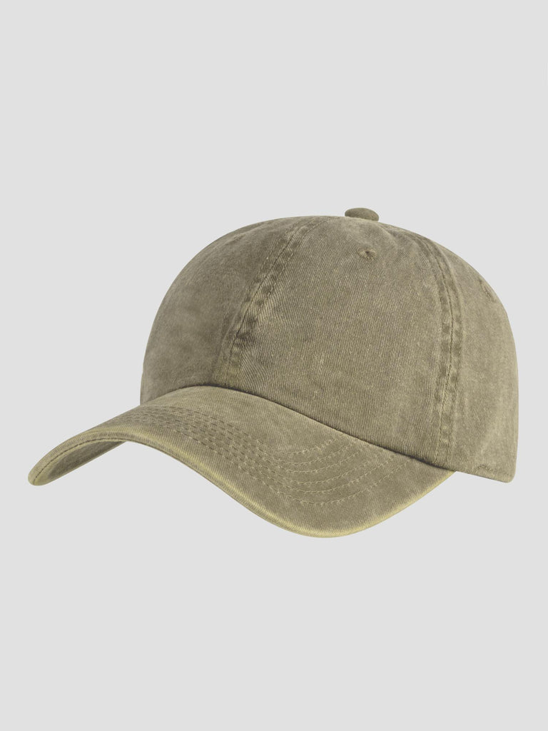 STONE WASHED CAP012 KAKI GROOVE 