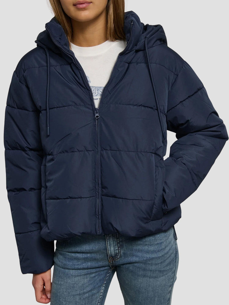 PIUMINO CON CAPPUCCIO ORPELLO DK NAVY SUITE BENEDICT 