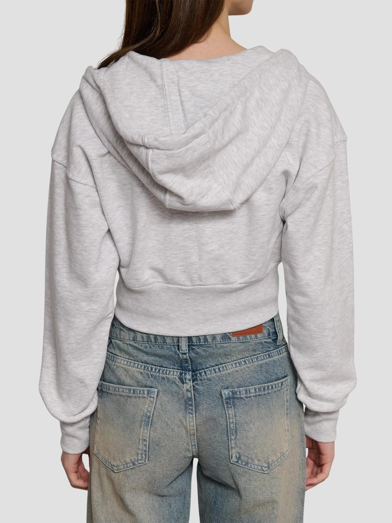 FELPA CON CAPPUCCIO CROP KOREA252 PEARL MEL SUITE BENEDICT 