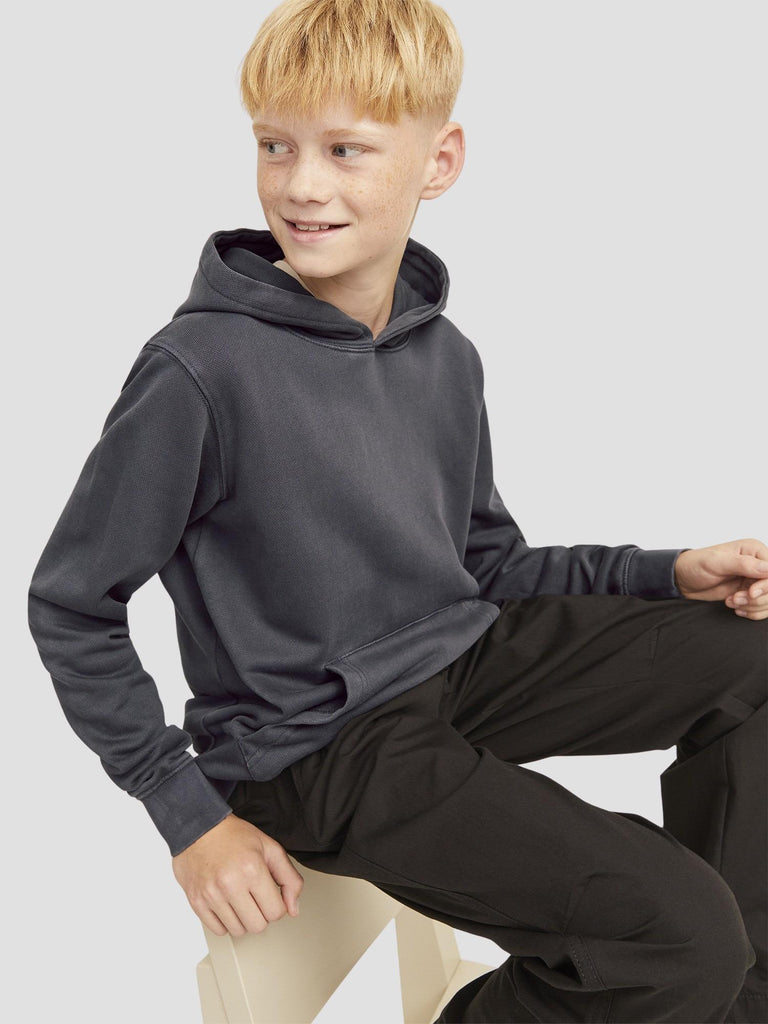 JJECHARGE FADED SWEAT HOOD SN JNR 12274793 CASTLEROCK JACK&JONES 