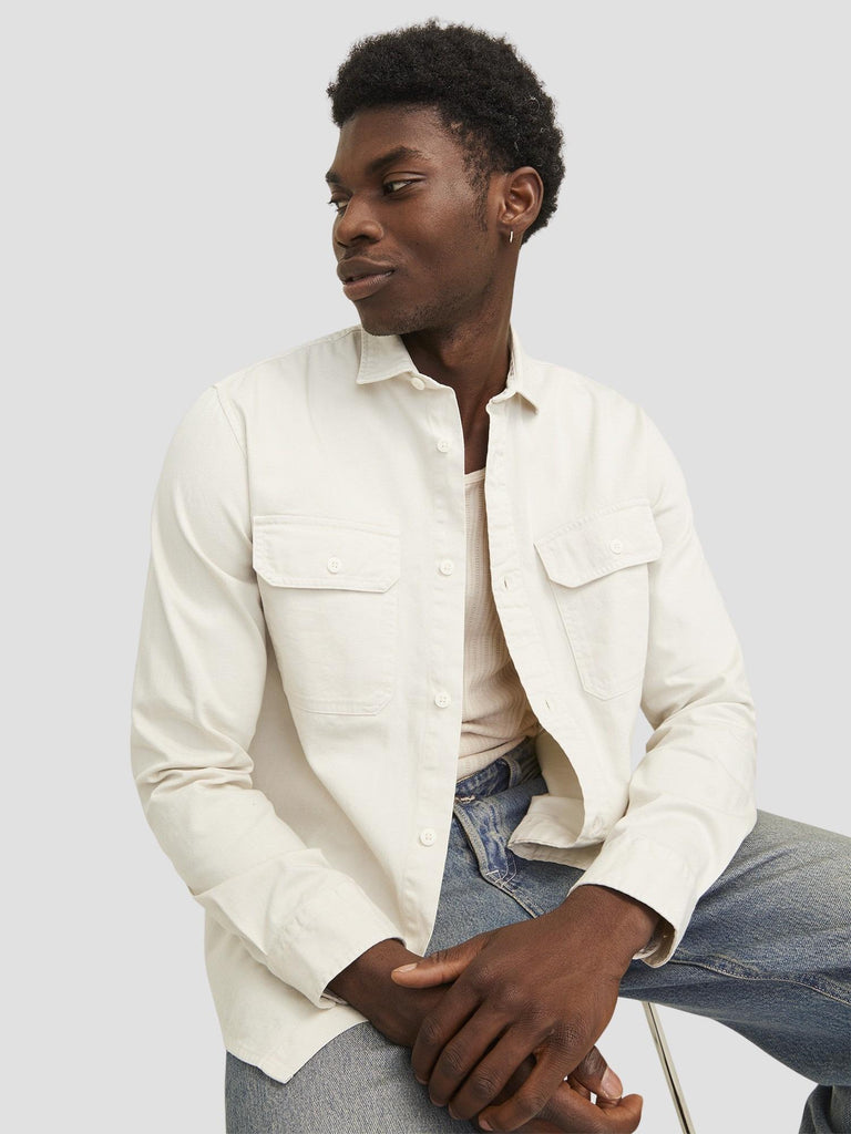 JJETRAVIS SHIRT LS NOOS 12269262 MOONBEAM JACK&JONES 