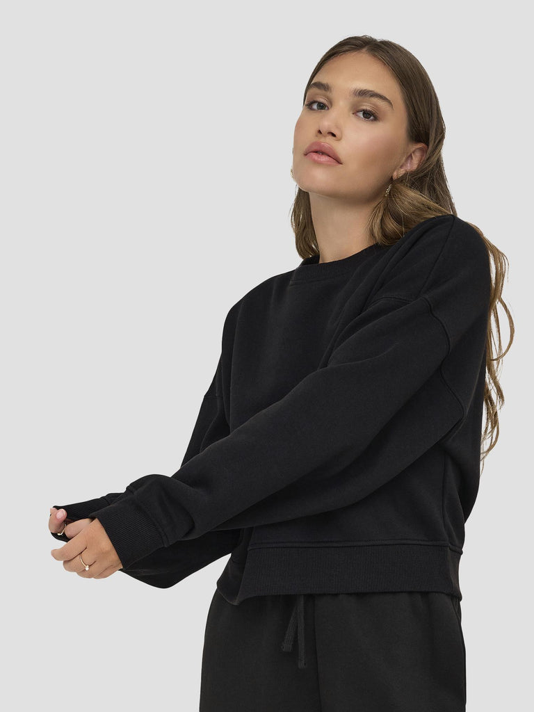 ONLBEST LIFE L/S CREW NECK SWT NOOS 15338727 BLACK ONLY 