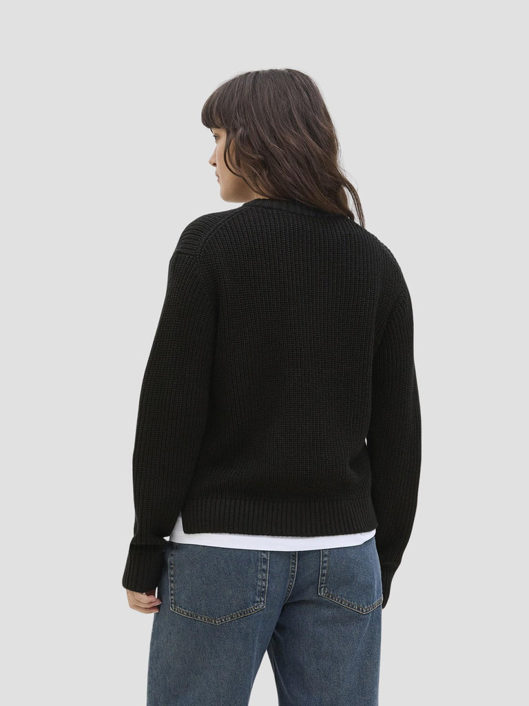 JXGLOBAL CREW NECK KNIT 12288012 BLACK JJXX 