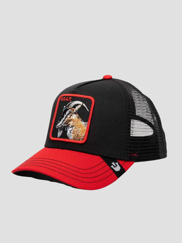 ANIMAL SERIES GOAT BLACK RED GOORIN 