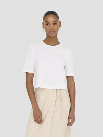 ONLJONI LIFE S/S O-NECK TOP BOX JRS 15352447 BRIGHT WHITE ONLY 