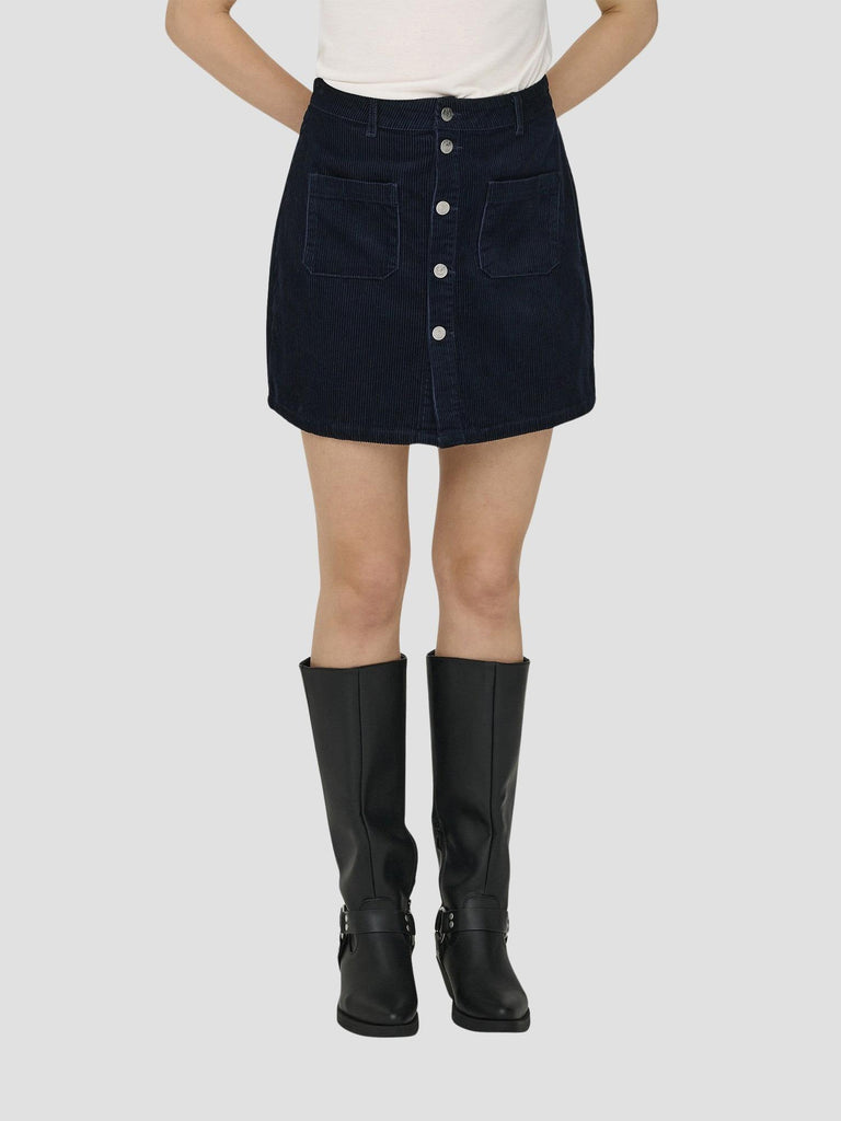 JDYSHIRAZ CORDUROY SKIRT PNT NOOS 15220695 NIGHT SKY JACQUELINE DE YONG 