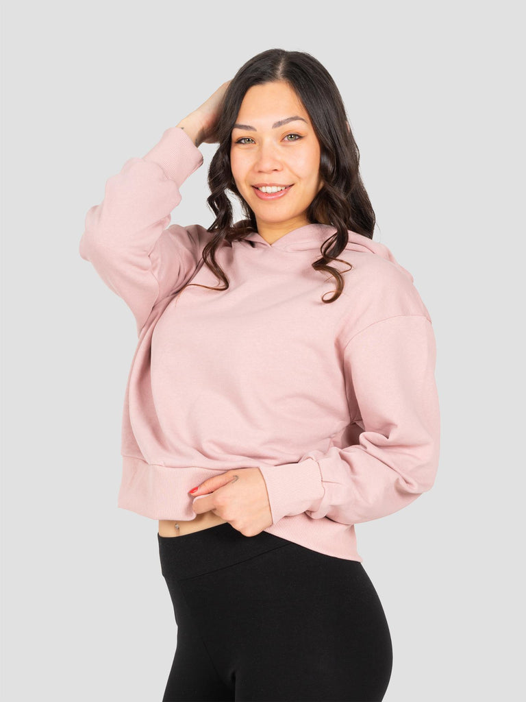 GROOVE FELPA CAPPUCCIO CHIUSO COSTA ALTA CROP BARL338W POLVERE GROOVE 