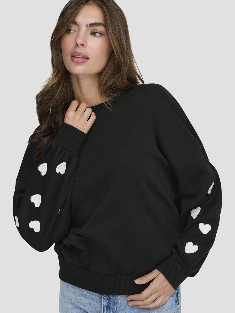 ONLMACY L/S O-NECK BOX CC SWT NOOS 15352921 BLACK ONLY 