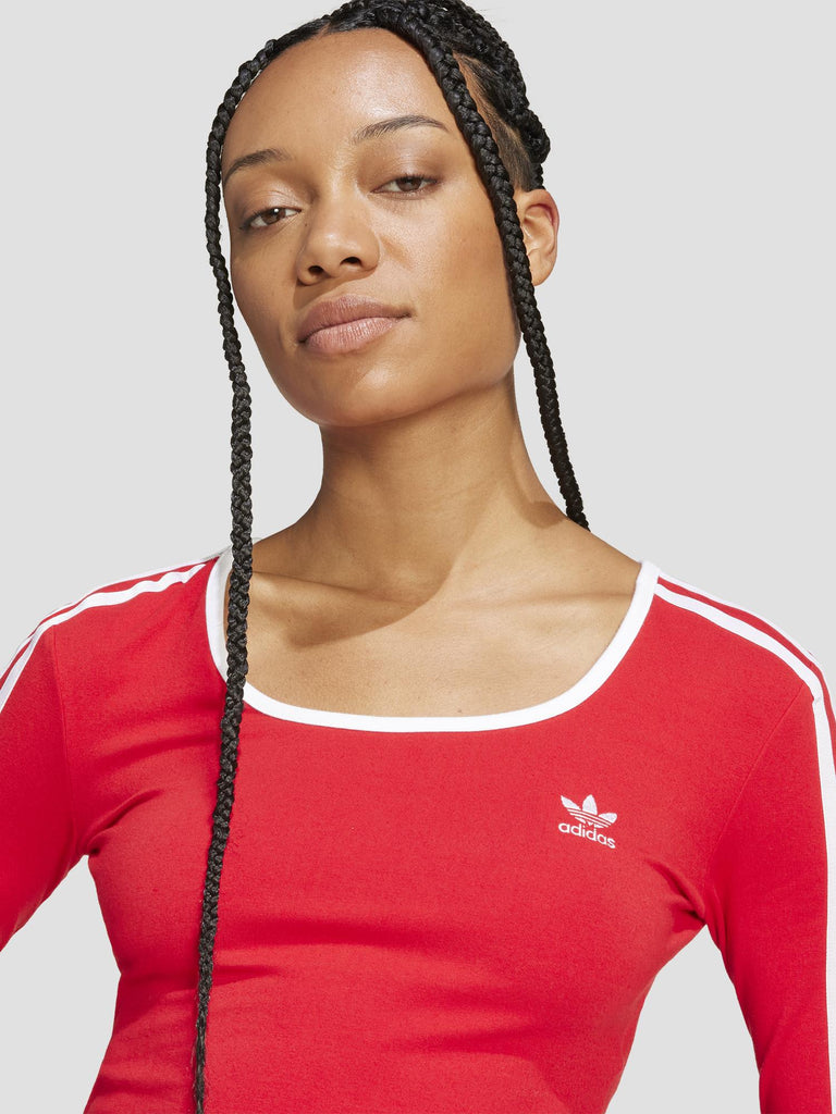 3S LS CROP JD4626 BETTER SCARLET ADIDAS 