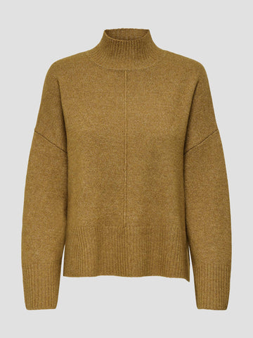 ONLWHITNEY LIFE LS HIGHNECK KNT 15353184 WOOD THRUSH ONLY 