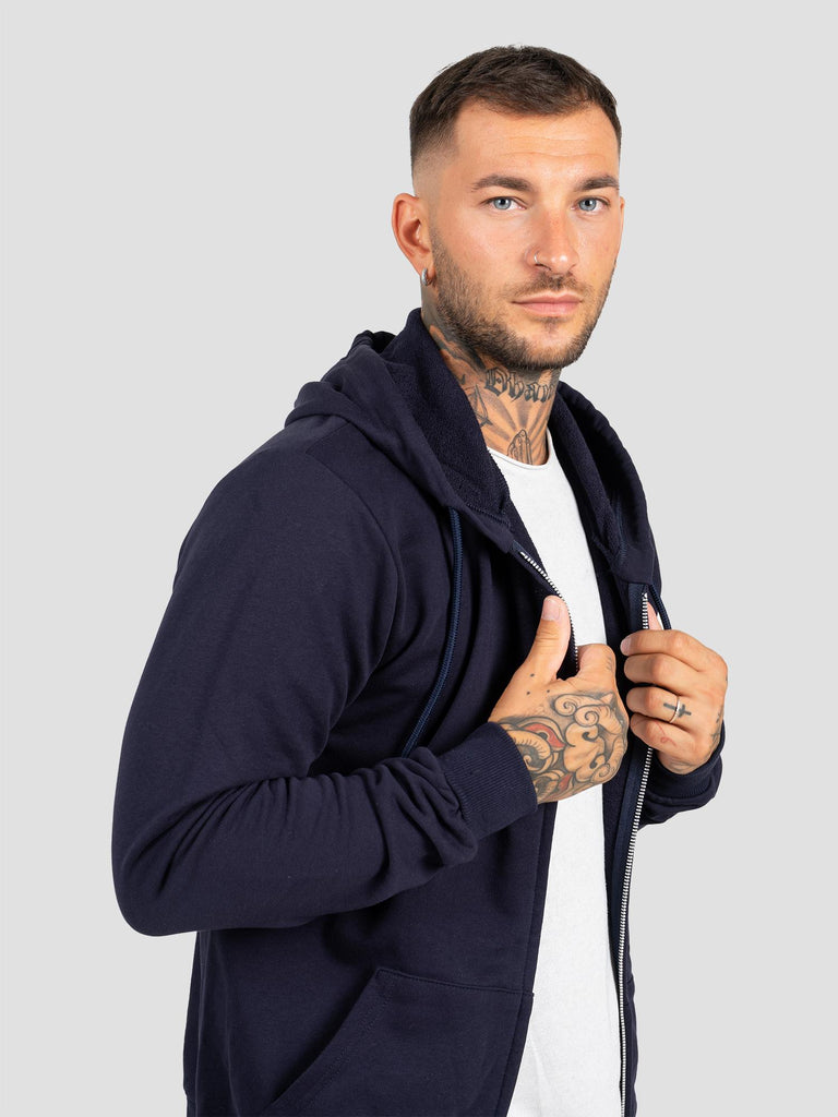 ZIP CAPPUCCIO PESO MEDIO BARL308 BLU GROOVE 