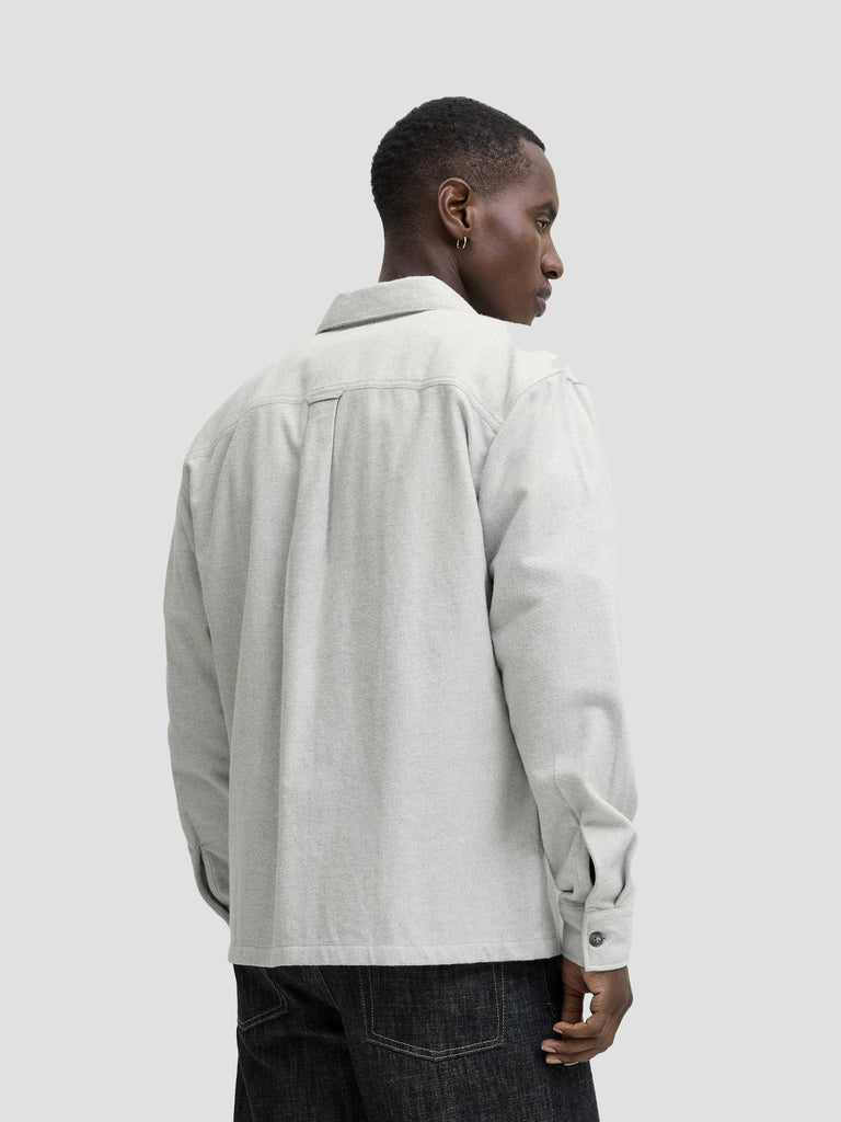 JJEPERFECT MELANGE OVERSHIRT LS SN 12278822 LIGHT GREY MELANGE JACK&JONES 