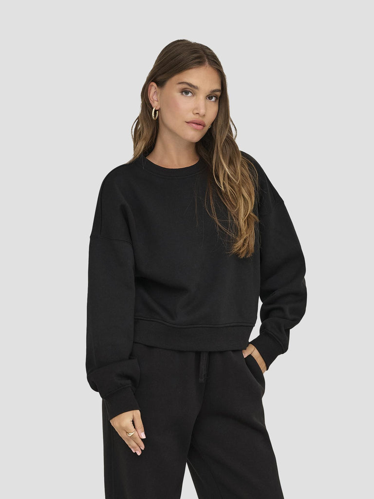 ONLBEST LIFE L/S CREW NECK SWT NOOS 15338727 BLACK ONLY 