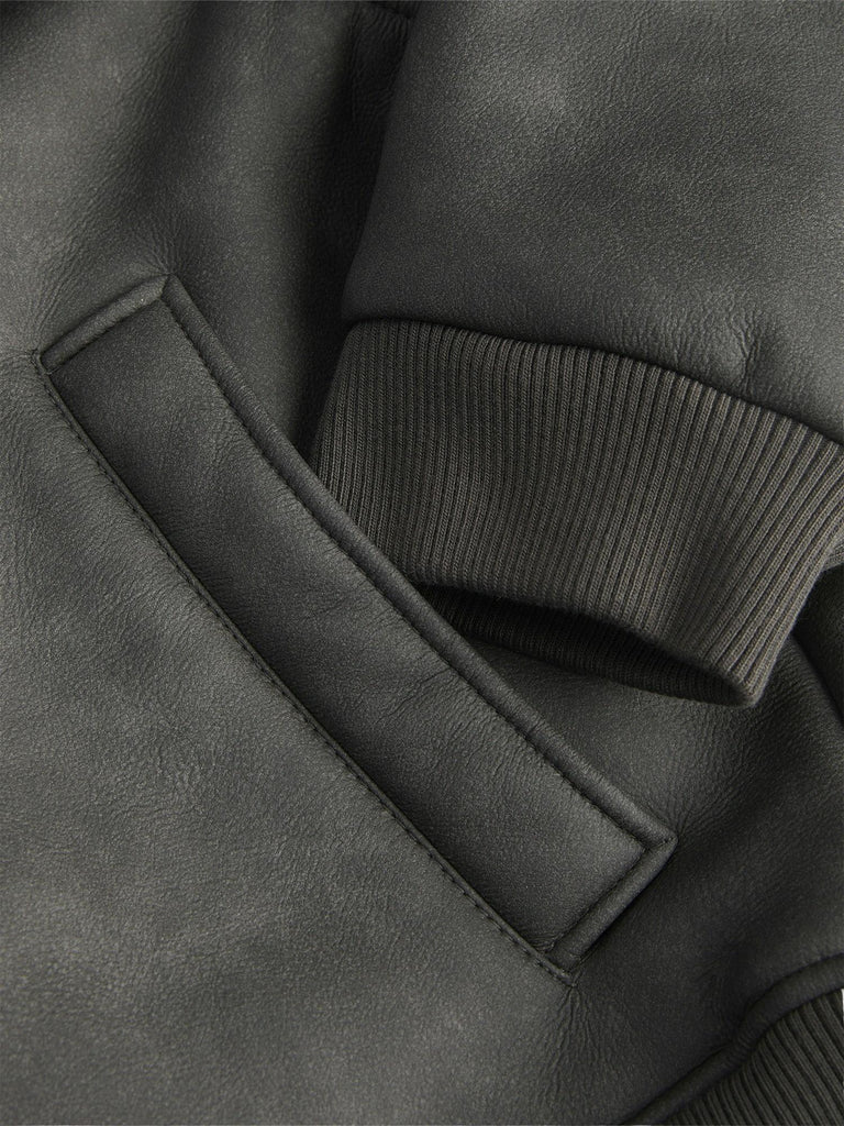 JCOTAKEOFF BOMBER JACKET 12283304 BLACK JACK&JONES 