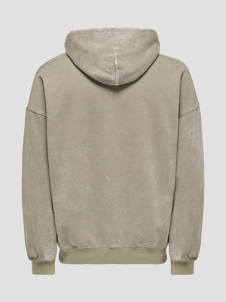 ONSDAVID WASHED VTG HOODIE SWEAT 22031917 CORIANDER ONLY&SONS 