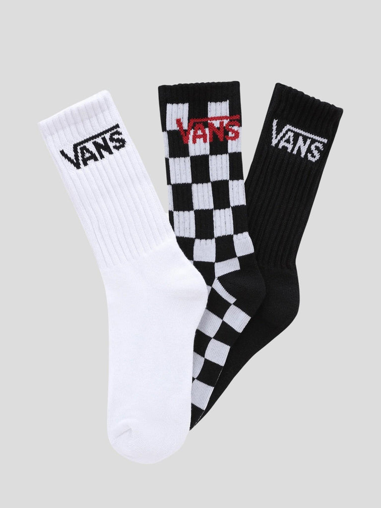CLASSIC CREW YOUTH (10-13.5, 3PK) VN000YBR BKC1 VANS 
