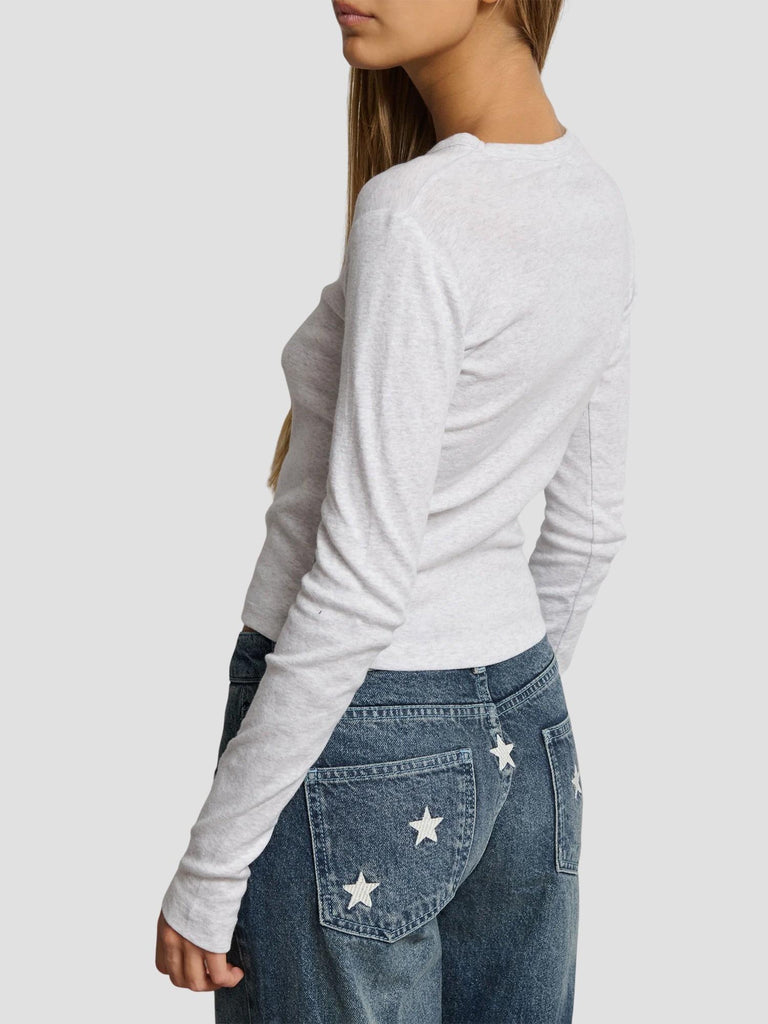 T-SHIRT MANICA LUNGA STAMPATA GRILLINO-NOIA PEARL MEL SUITE BENEDICT 