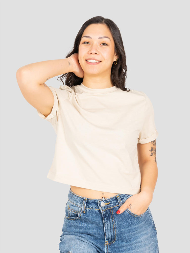 CROPPED JERSEY BARL102W SABBIA GROOVE 