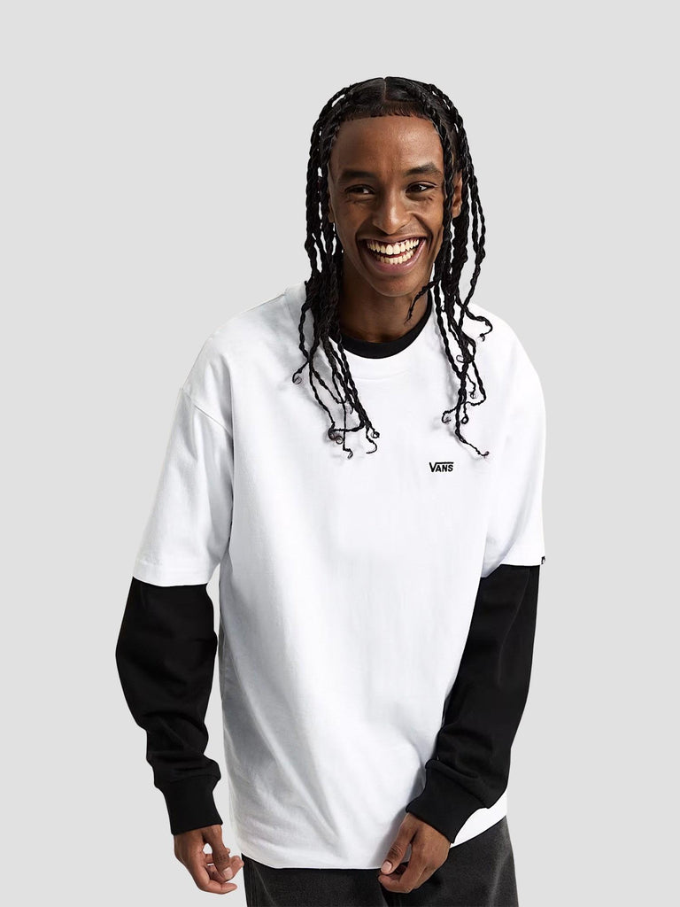 LEFT CHEST II LOOSE SS VN000P1P WHT1 VANS 